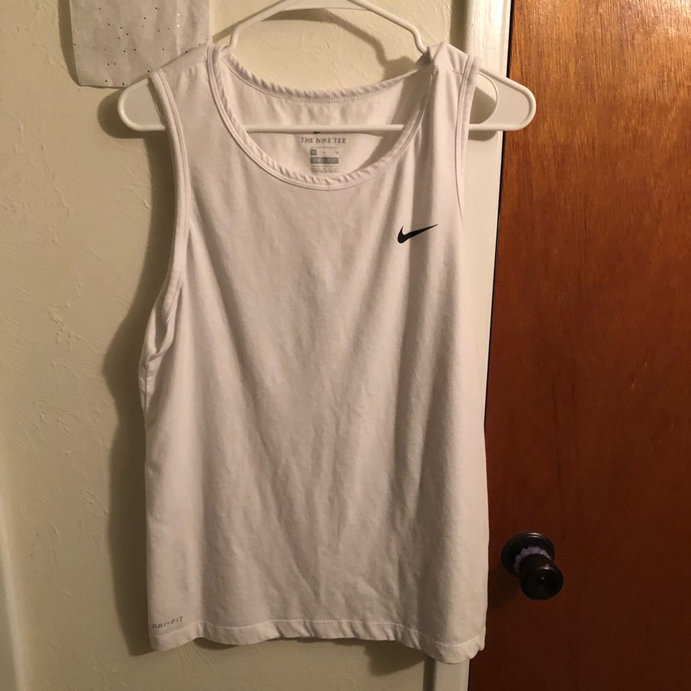 Nike White Tank Top